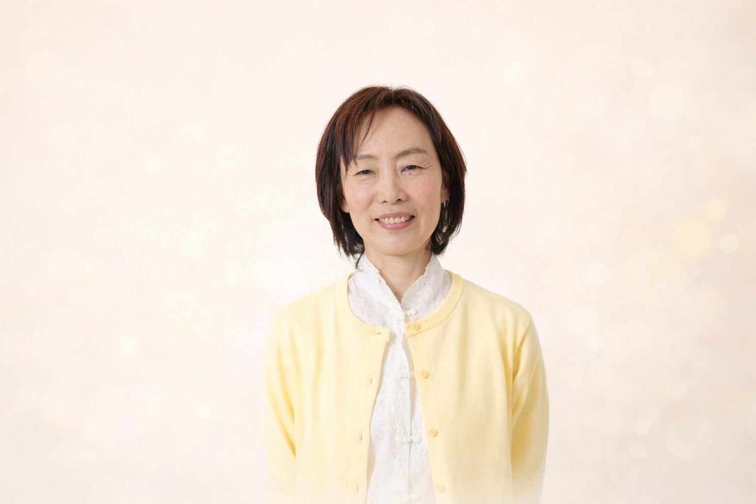 代表 笑顔